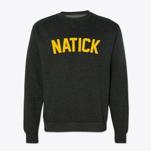 Natick Massachusetts Classic Curve Crewneck Sweatshirt