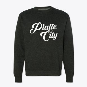 Platte City Missouri Vintage Team Crewneck Sweatshirt