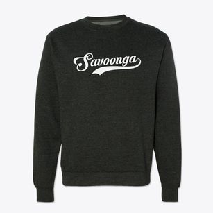 Savoonga Alaska Vintage Team Crewneck Sweatshirt
