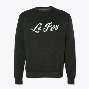 Le Roy Michigan Vintage Team Crewneck Sweatshirt