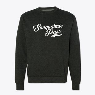 Snoqualmie Pass Washington Vintage Team Crewneck Sweatshirt