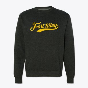 Fort Riley Kansas Vintage Team Crewneck Sweatshirt