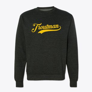 Troutman North Carolina Vintage Team Crewneck Sweatshirt