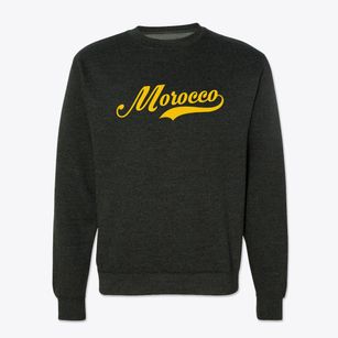 Morocco Indiana Vintage Team Crewneck Sweatshirt