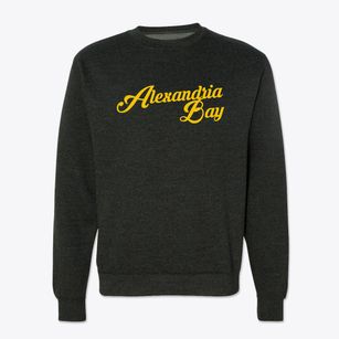 Alexandria Bay New York Vintage Team Crewneck Sweatshirt