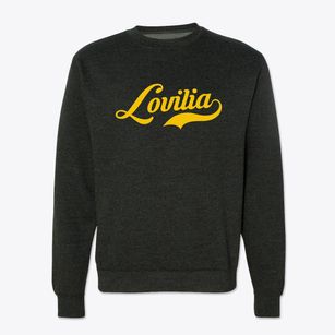 Lovilia Iowa Vintage Team Crewneck Sweatshirt