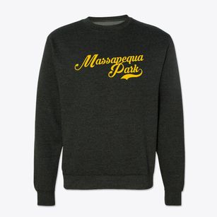 Massapequa Park New York Vintage Team Crewneck Sweatshirt