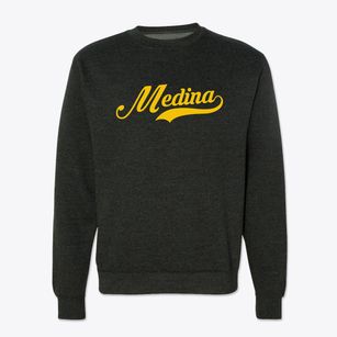 Medina North Dakota Vintage Team Crewneck Sweatshirt