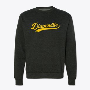 Diaperville Wisconsin Vintage Team Crewneck Sweatshirt