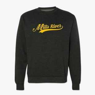 Mills River North Carolina Vintage Team Crewneck Sweatshirt