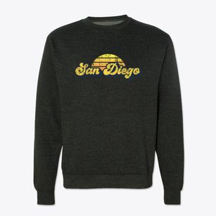 San Diego Texas Sublime Sunset Crewneck Sweatshirt