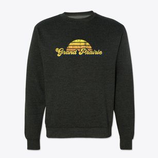 Grand Prairie Texas Sublime Sunset Crewneck Sweatshirt