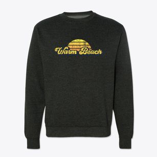Warm Beach Washington Sublime Sunset Crewneck Sweatshirt
