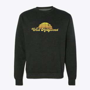 West Hollywood California Sublime Sunset Crewneck Sweatshirt