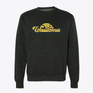 Wautoma Wisconsin Sublime Sunset Crewneck Sweatshirt