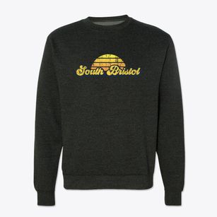 South Bristol New York Sublime Sunset Crewneck Sweatshirt