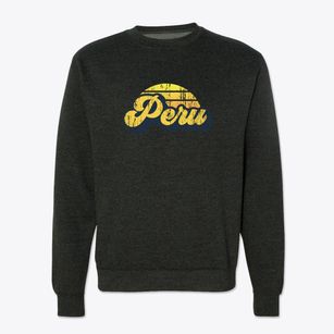 Peru Maine Sublime Sunset Crewneck Sweatshirt