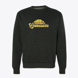 Lakeside Texas Sublime Sunset Crewneck Sweatshirt