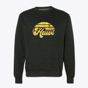 Hawi Hawaii Sublime Sunset Crewneck Sweatshirt