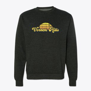 Vernon Hills Illinois Sublime Sunset Crewneck Sweatshirt