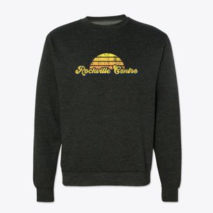 Rockville Centre New York Sublime Sunset Crewneck Sweatshirt