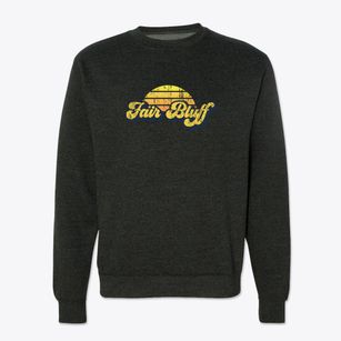 Fair Bluff North Carolina Sublime Sunset Crewneck Sweatshirt