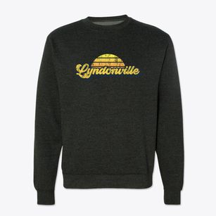 Lyndonville New York Sublime Sunset Crewneck Sweatshirt