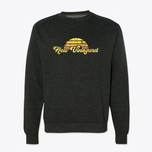 New Vineyard Maine Sublime Sunset Crewneck Sweatshirt