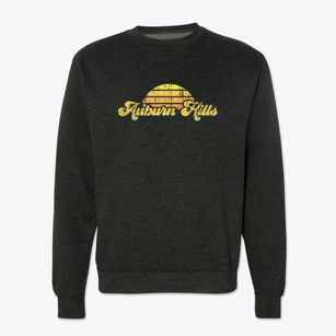 Auburn Hills Michigan Sublime Sunset Crewneck Sweatshirt