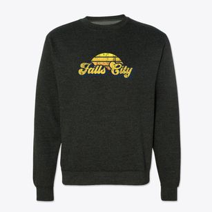 Falls City Texas Sublime Sunset Crewneck Sweatshirt