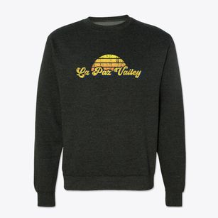 La Paz Valley Arizona Sublime Sunset Crewneck Sweatshirt