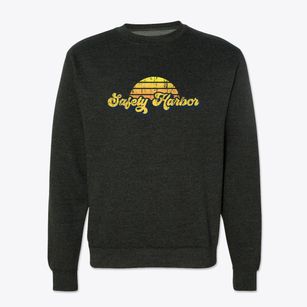 Safety Harbor Florida Sublime Sunset Crewneck Sweatshirt