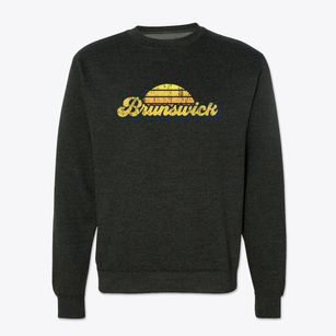 Brunswick Georgia Sublime Sunset Crewneck Sweatshirt