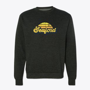 Seaford New York Sublime Sunset Crewneck Sweatshirt