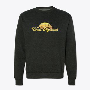 West Mineral Kansas Sublime Sunset Crewneck Sweatshirt