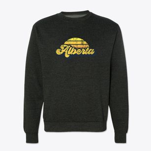 Alberta Minnesota Sublime Sunset Crewneck Sweatshirt