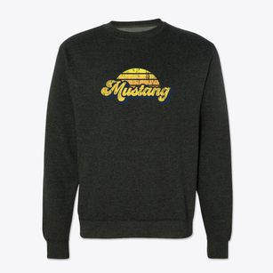 Mustang Texas Sublime Sunset Crewneck Sweatshirt
