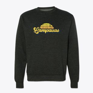 Lampasas Texas Sublime Sunset Crewneck Sweatshirt