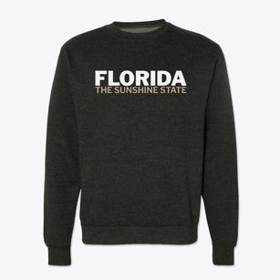  Florida White and Gold Crewneck Sweatshirt