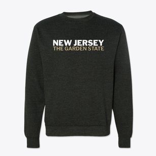  New Jersey White and Gold Crewneck Sweatshirt