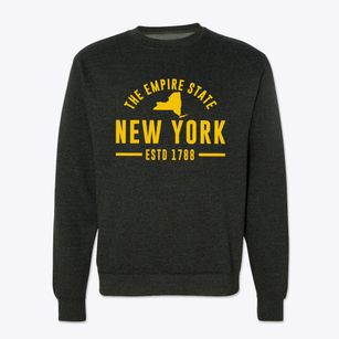  New York Motto Crewneck Sweatshirt