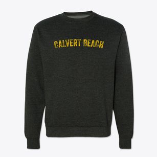 Calvert Beach Maryland Timeless Retro Crewneck Sweatshirt