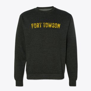 Fort Towson Oklahoma Timeless Retro Crewneck Sweatshirt