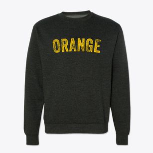 Orange Connecticut Timeless Retro Crewneck Sweatshirt