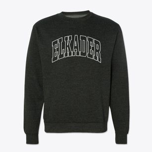 Elkader Iowa Trendy Block Crewneck Sweatshirt