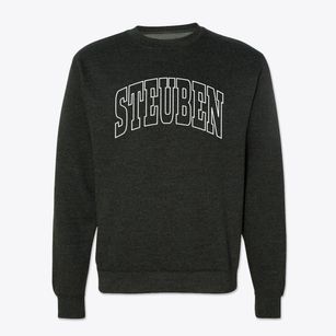 Steuben Maine Trendy Block Crewneck Sweatshirt