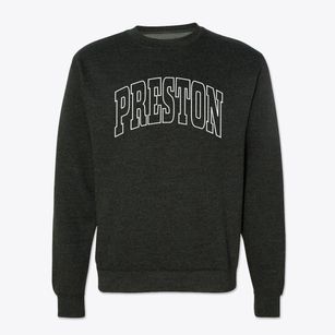 Preston Kansas Trendy Block Crewneck Sweatshirt