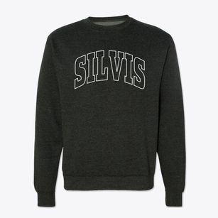 Silvis Illinois Trendy Block Crewneck Sweatshirt