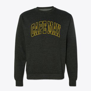Cape May New Jersey Trendy Block Crewneck Sweatshirt