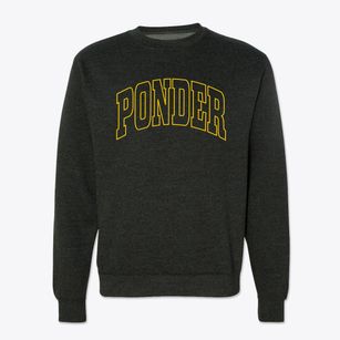 Ponder Texas Trendy Block Crewneck Sweatshirt